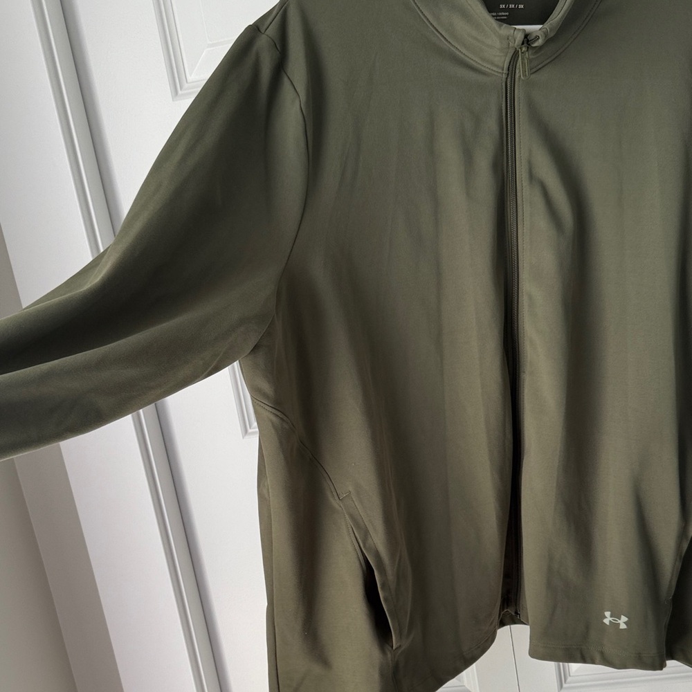 UNDER ARMOUR // FITTED TRACK JACKET NWOT - Picture 3 of 5